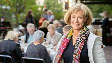 Eva Lindström, ordförande i Brf Hemmet 18 på Kungsholmen i Stockholm. Foto: Magnus Glans